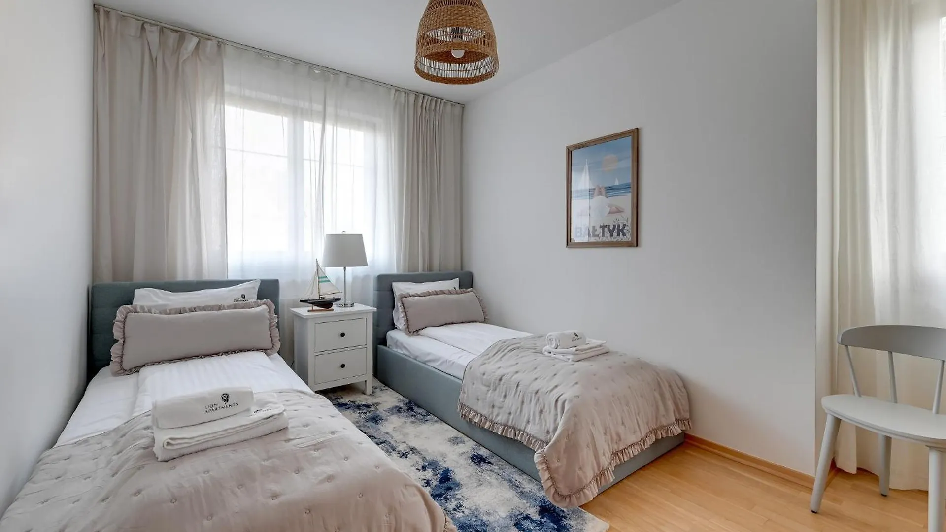Lion Apartments - Amalfi Quiet Family 3 Bedr Apartment Sopot Polen